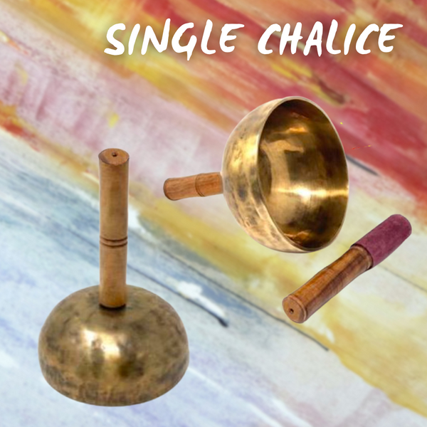 Double Single Chalice Bowls Damaru Manakamana Serenity Tibet Atma Buti School Beautiful Sounds Healing Instruments