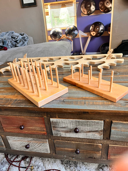 Flute stands (multiple flutes) - table top and wall mount