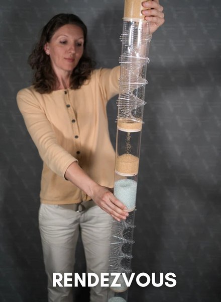 Spiral Rainstick long playing rainstick beautiful sounds healing music instruments