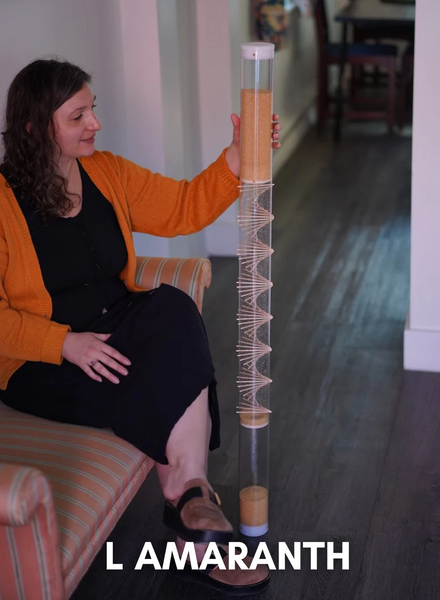 Spiral Rainstick long playing rainstick beautiful sounds healing music instruments