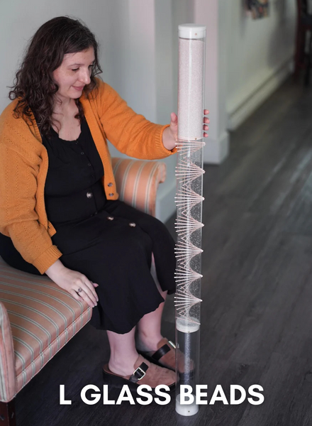 Spiral Rainstick long playing rainstick beautiful sounds healing music instruments