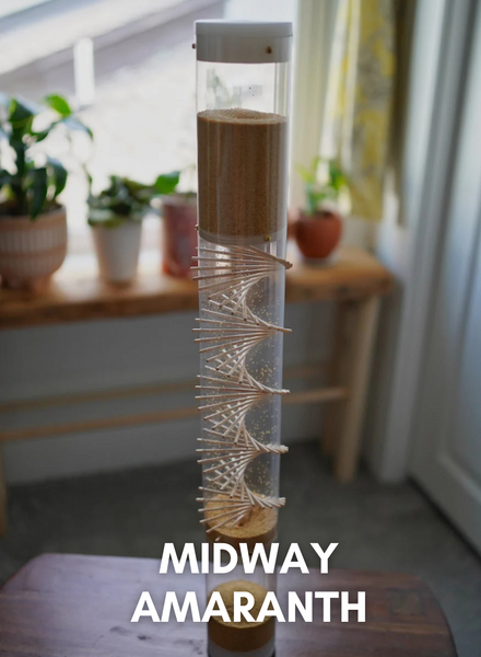 Spiral Rainstick long playing rainstick beautiful sounds healing music instruments