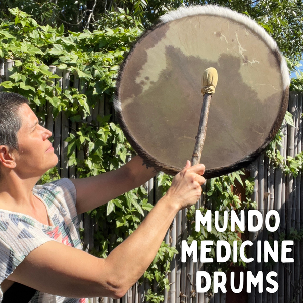 Mundo Music Medicine Animal Skin Ceremonial Shaman Drums Beautiful Sounds Healing Music Instruments