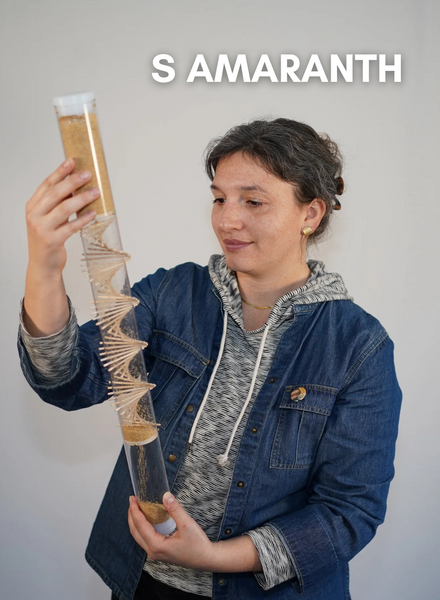 Spiral Rainstick long playing rainstick beautiful sounds healing music instruments