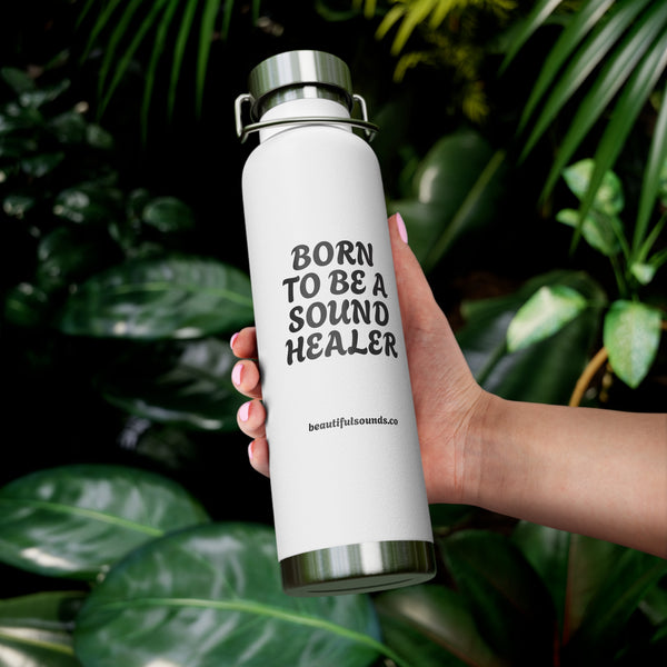 BORN TO BE A SOUND HEALER Water Bottles