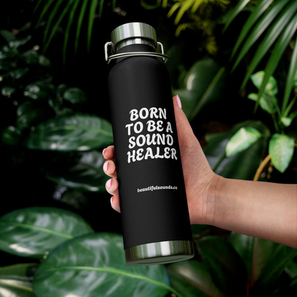 BORN TO BE A SOUND HEALER Water Bottles