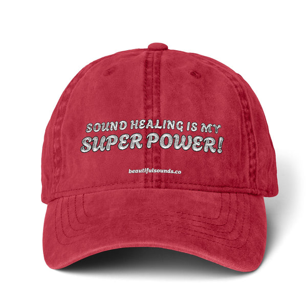 SOUND HEALING IS MY SUPER POWER Caps