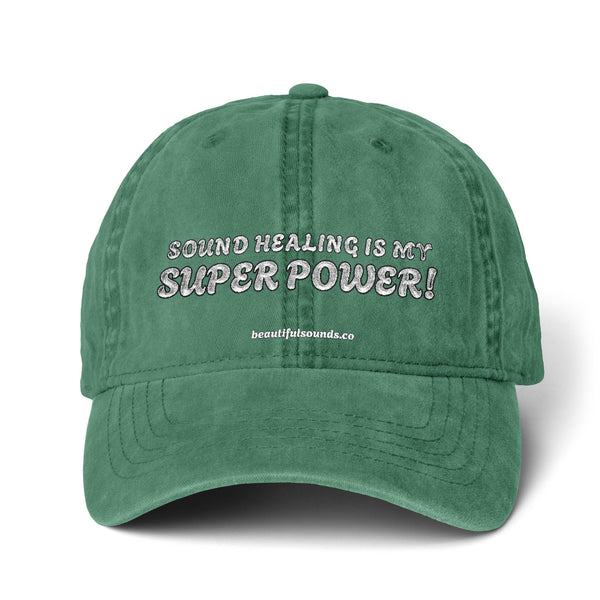 SOUND HEALING IS MY SUPER POWER Caps