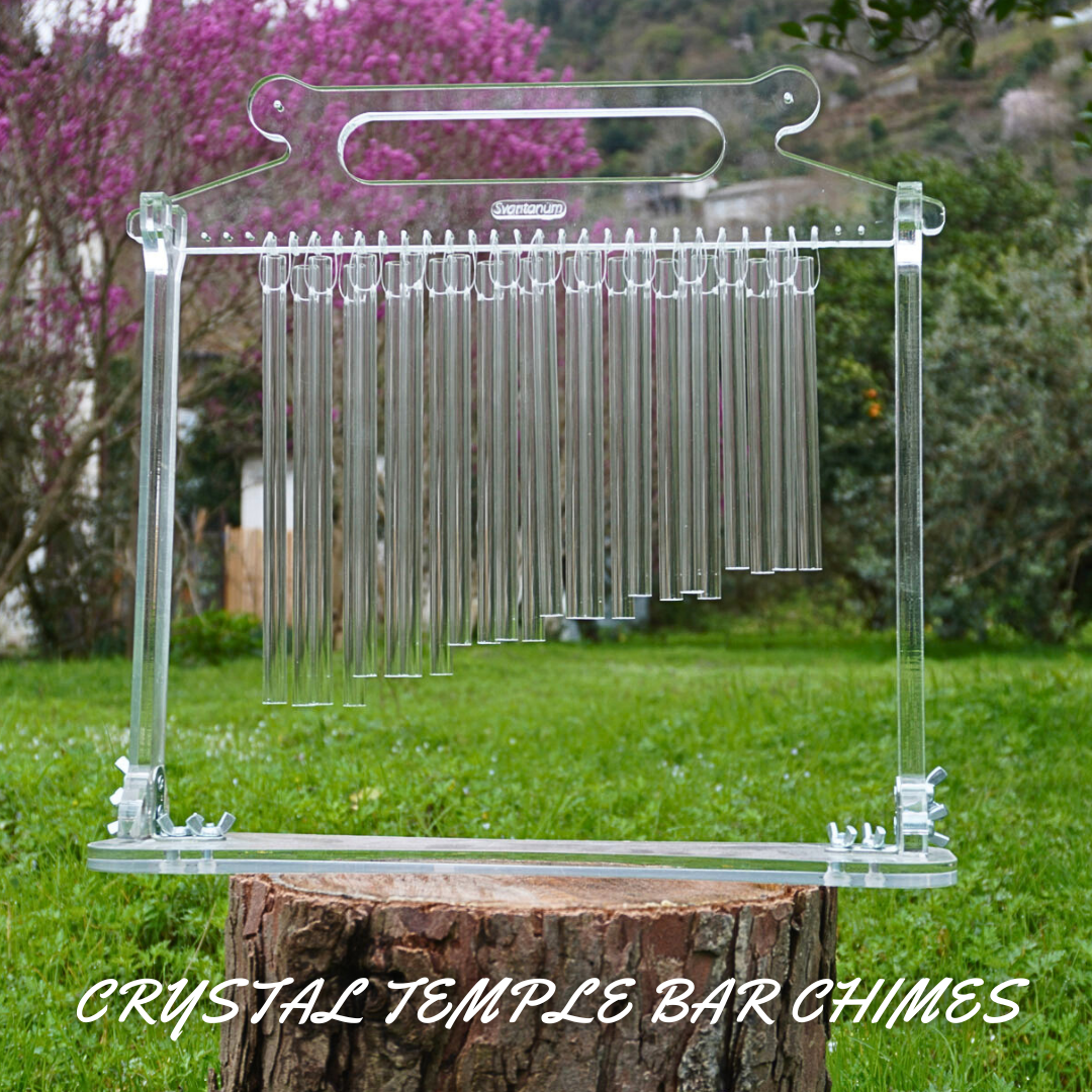 Svaritanum Crystal Instruments Temple Bar Chimes Beautiful Sounds healing Instruments