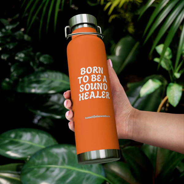 BORN TO BE A SOUND HEALER Water Bottles