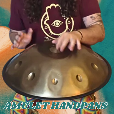 Hamsa Amulet Handpan Affordable Beautiful Sounds Healing Music Instruments