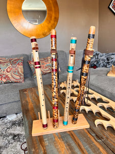 Flute stands (multiple flutes) - table top and wall mount