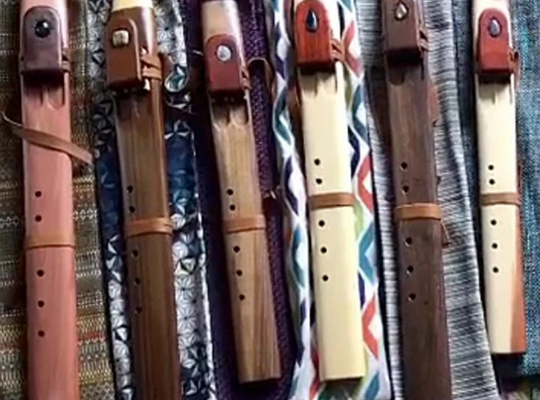 Native American Flute Double Drone Flute Oscar Rojas Beautiful Sounds Healing Music Instruments