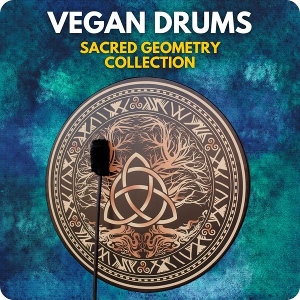 Nazar Vegan Drums Sacred Medicine Ceremonial Shaman Drum Beautiful Sounds Healing Music Instruments