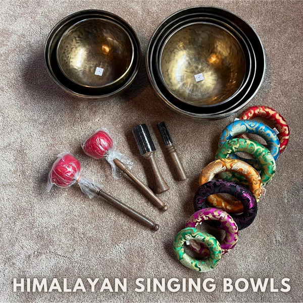 Himalayan Singing Bowl Practitioner Sets – Beautiful Sounds Healing ...