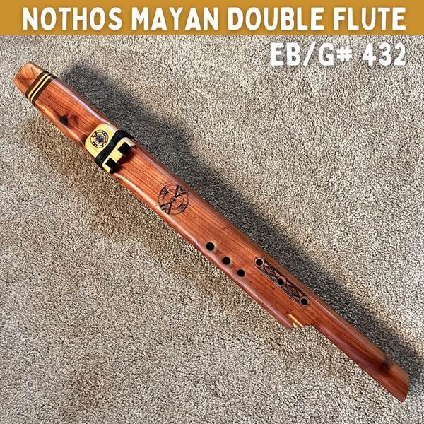 Nothos Mayan Double Flute - 432 Eb/G#