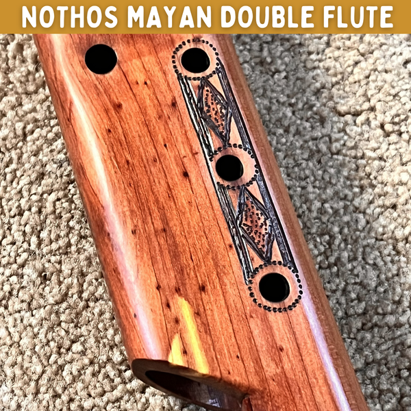 Nothos Mayan Double Flute - 432 Eb/G#