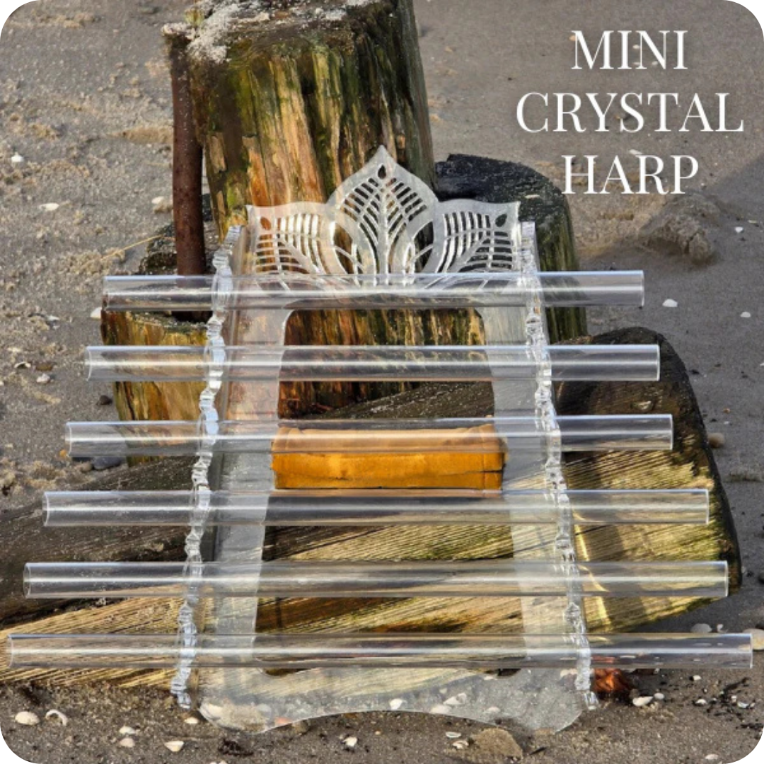 Ethereal Wing Mini Light Crystal Harp Beautiful Sounds Healing Music Instruments