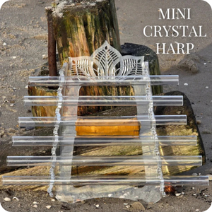 Ethereal Wing Mini Light Crystal Harp Beautiful Sounds Healing Music Instruments