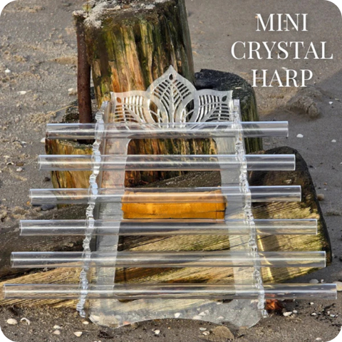 Ethereal Wing Mini Light Crystal Harp Beautiful Sounds Healing Music Instruments