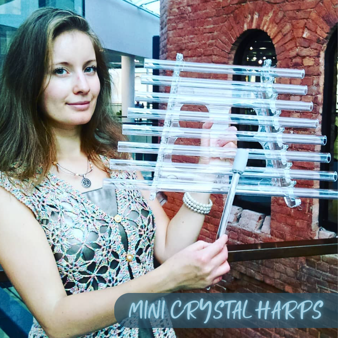 Svaritanum Mini Crystal Harps Beautiful Sounds Healing Music Instruments